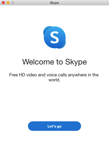 Setting up Skype for Mac